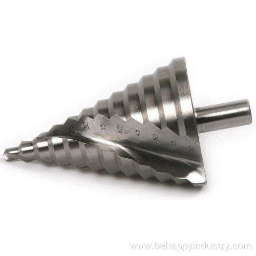 Metric Spiral Groove Step Drill Bit